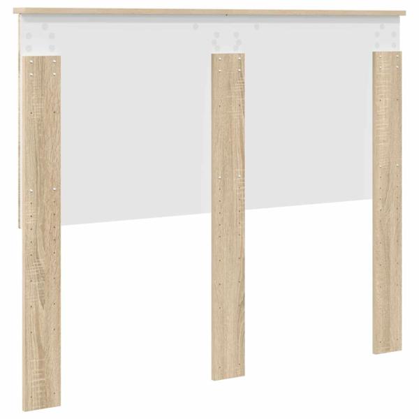Kopfteil mit Kopfteil Sonoma-Eiche 135 cm Holzwerkstoff