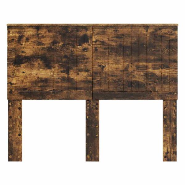 Kopfteil mit Kopfteil Geräucherte Eiche 135 cm Holzwerkstoff