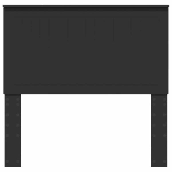 Kopfteil mit Kopfteil Schwarz Eichen-Optik 100 cm Holzwerkstoff