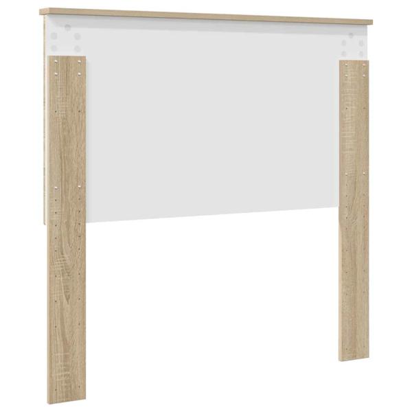 Kopfteil mit Kopfteil Sonoma-Eiche 100 cm Holzwerkstoff