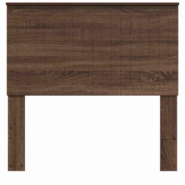 Kopfteil mit Kopfteil Braun Eichen-Optik 100 cm Holzwerkstoff