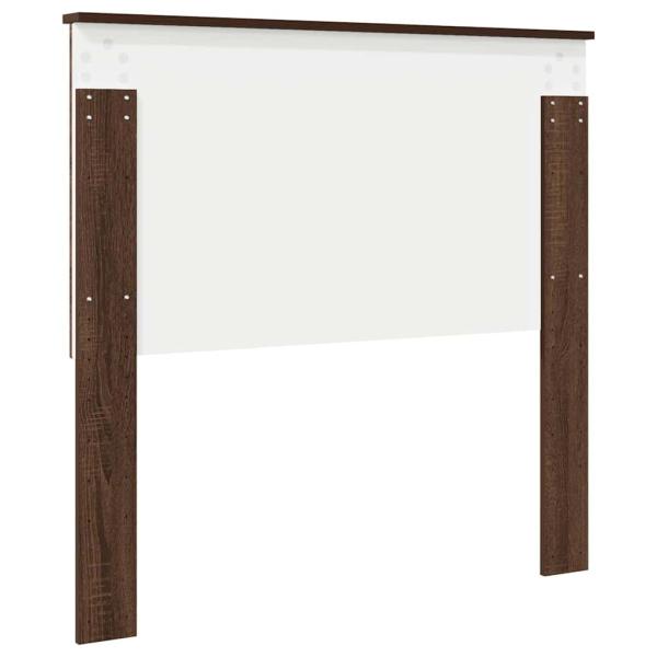 Kopfteil mit Kopfteil Braun Eichen-Optik 100 cm Holzwerkstoff