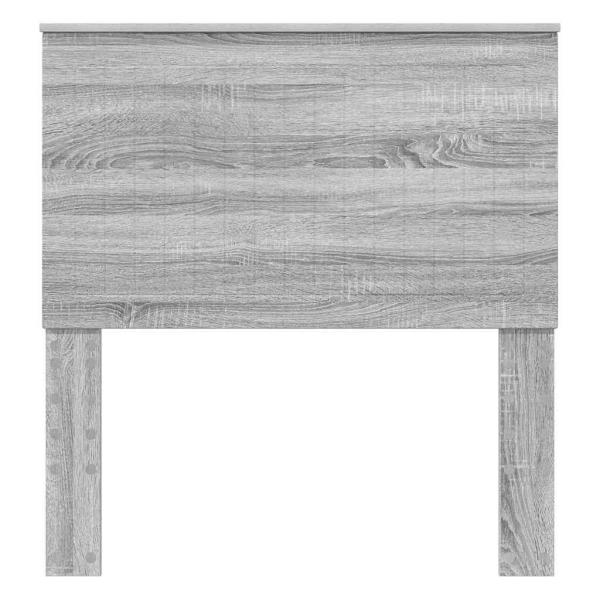 Kopfteil mit Kopfteil Graues Sonoma 90 cm Holzwerkstoff