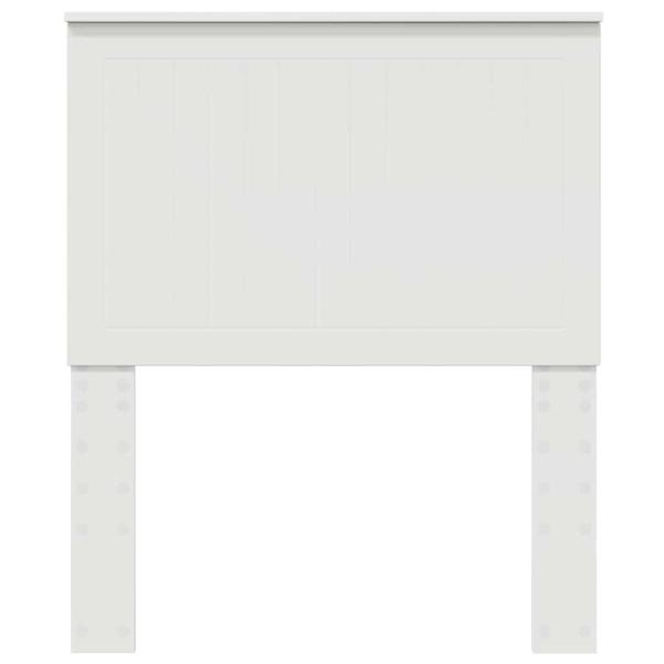 Kopfteil mit Kopfteil Weiß 80 cm Holzwerkstoff
