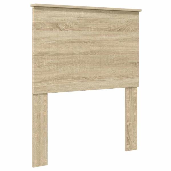 Kopfteil mit Kopfteil Sonoma-Eiche 80 cm Holzwerkstoff