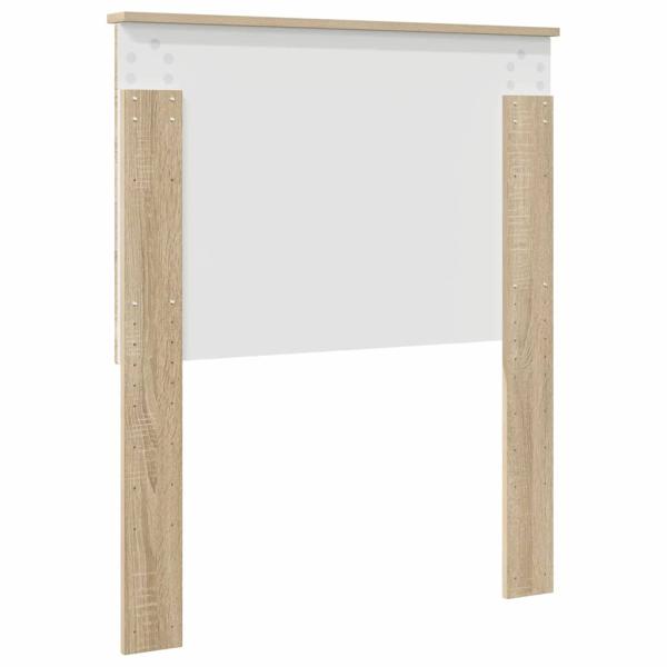 Kopfteil mit Kopfteil Sonoma-Eiche 80 cm Holzwerkstoff