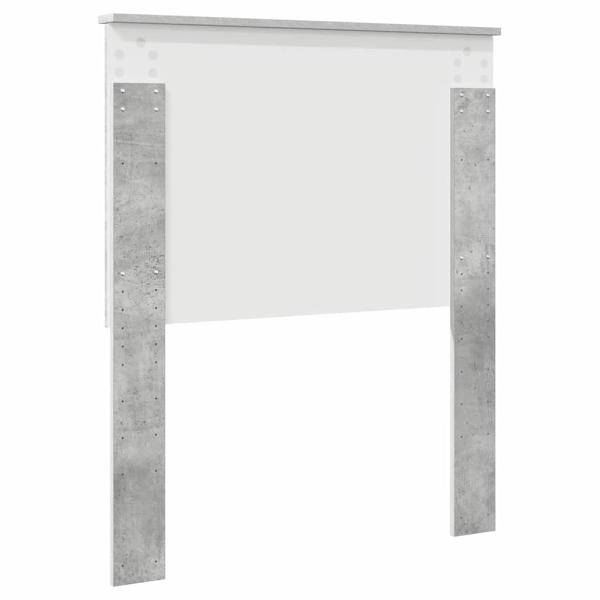 Kopfteil mit Kopfteil Beton Grau 80 cm Holzwerkstoff
