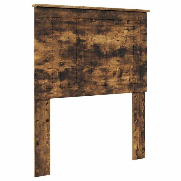 ARDEBO.de - Kopfteil mit Kopfteil Geräucherte Eiche 80 cm Holzwerkstoff
