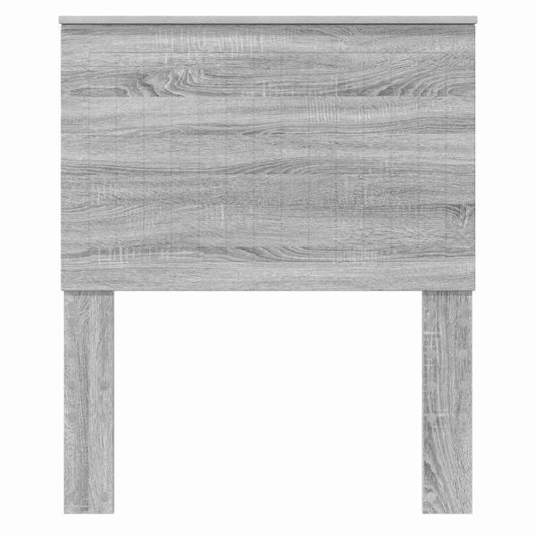 Kopfteil mit Kopfteil Graues Sonoma 80 cm Holzwerkstoff
