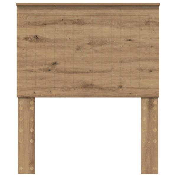 Kopfteil mit Kopfteil Artisan-Eiche 80 cm Holzwerkstoff