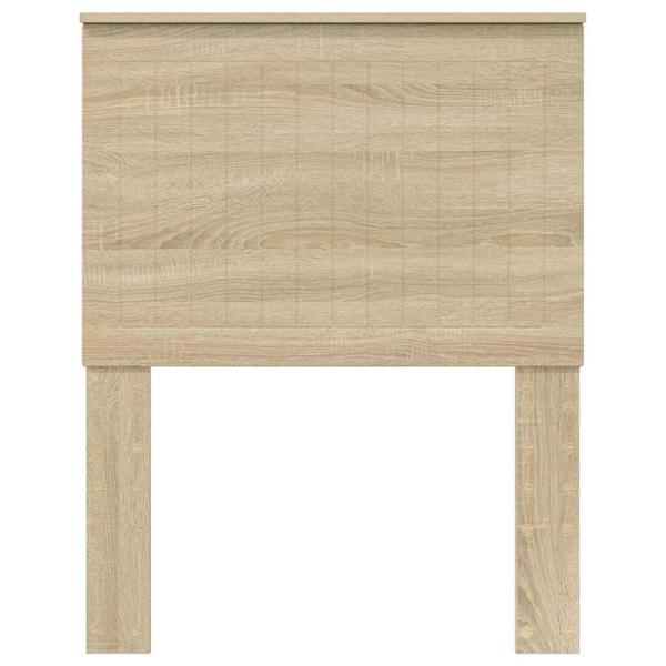 Kopfteil mit Kopfteil Sonoma-Eiche 75 cm Holzwerkstoff