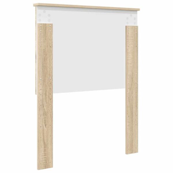 Kopfteil mit Kopfteil Sonoma-Eiche 75 cm Holzwerkstoff