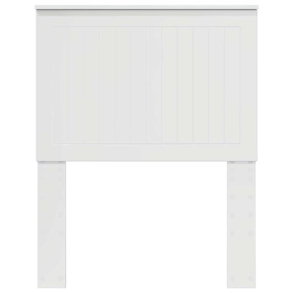 Kopfteil mit Kopfteil Glänzend Weiß 75 cm Holzwerkstoff