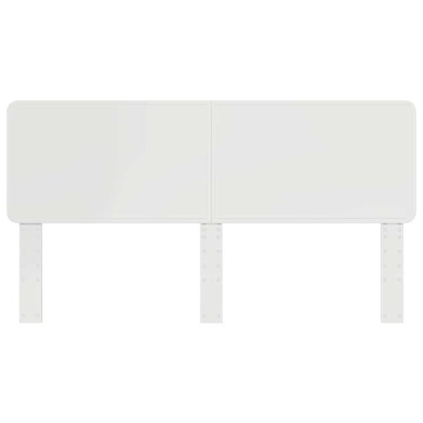 Kopfteil mit Kopfteil Weiß 200 cm Holzwerkstoff