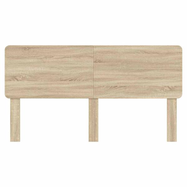 Kopfteil mit Kopfteil Sonoma-Eiche 180 cm Holzwerkstoff