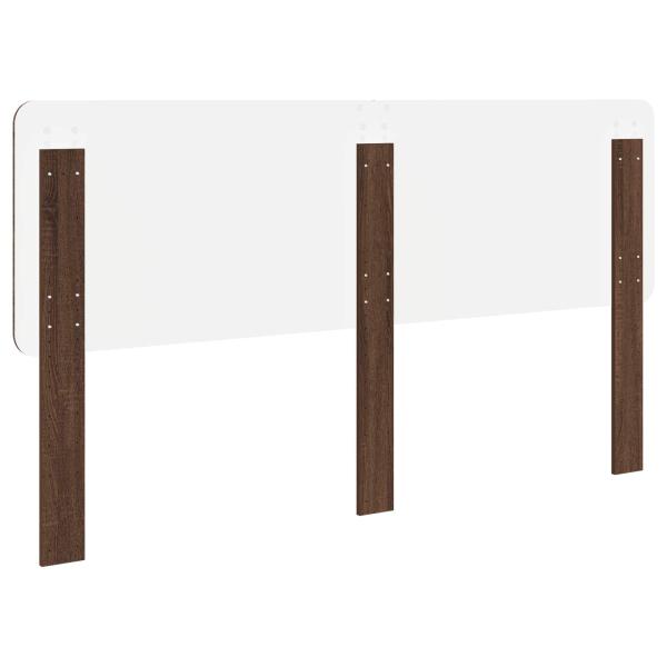 Kopfteil Braun Eichen-Optik Holzwerkstoff