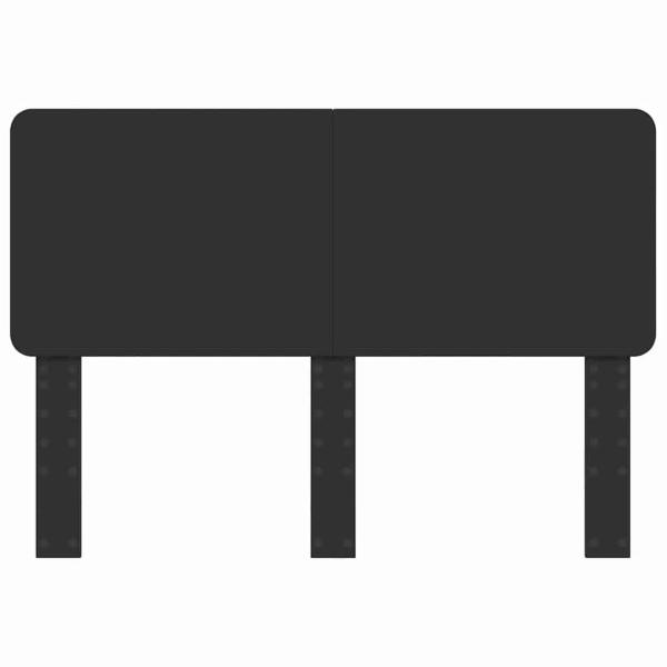 Kopfteil mit Kopfteil Schwarz Eichen-Optik 150 cm Holzwerkstoff