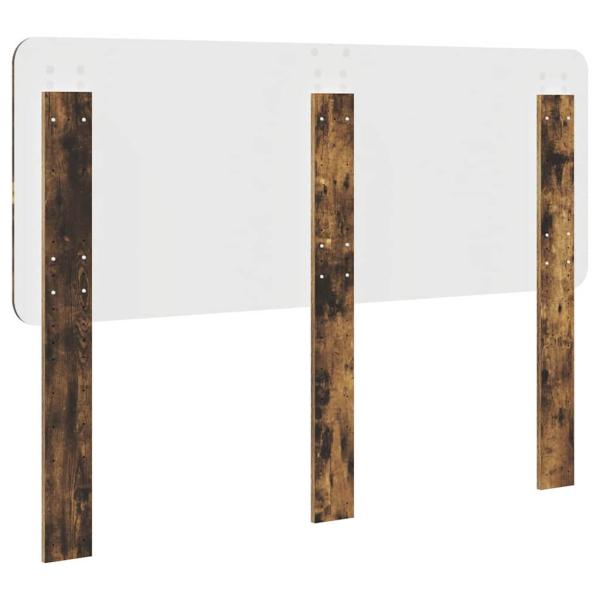 Kopfteil mit Kopfteil Geräucherte Eiche 150 cm Holzwerkstoff