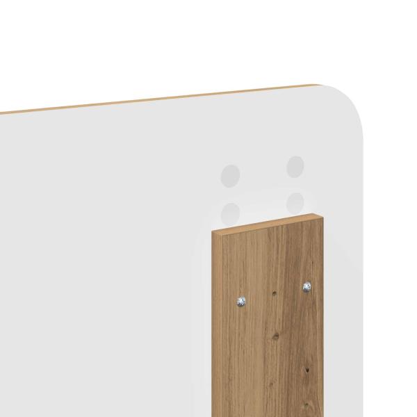 Kopfteil mit Kopfteil Artisan-Eiche 150 cm Holzwerkstoff