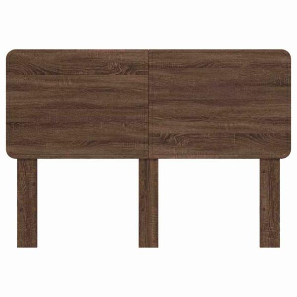 Kopfteil mit Kopfteil Braun Eichen-Optik 140 cm Holzwerkstoff