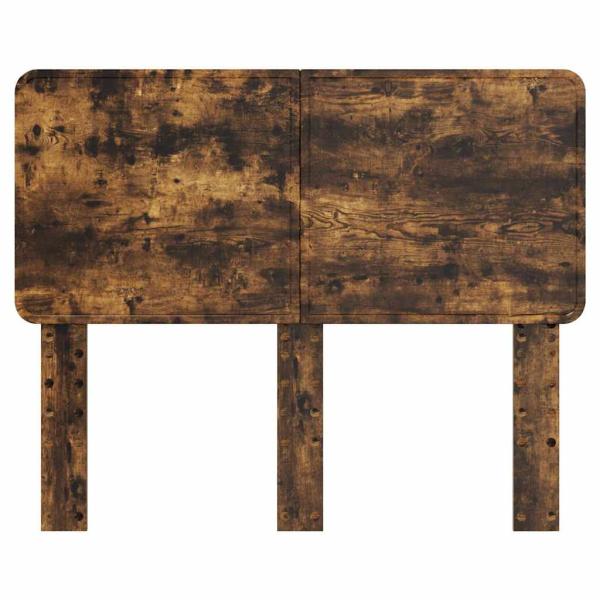 Kopfteil mit Kopfteil Geräucherte Eiche 135 cm Holzwerkstoff