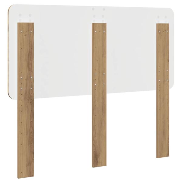 Kopfteil mit Kopfteil Artisan-Eiche 135 cm Holzwerkstoff