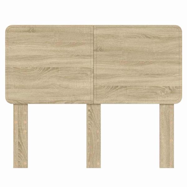 Kopfteil mit Kopfteil Sonoma-Eiche 120 cm Holzwerkstoff