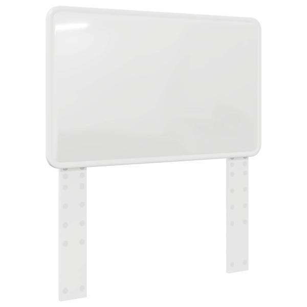 Kopfteil mit Kopfteil Glänzend Weiß 100 cm Holzwerkstoff