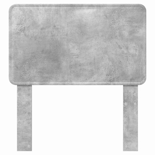 Kopfteil mit Kopfteil Beton Grau 80 cm Holzwerkstoff
