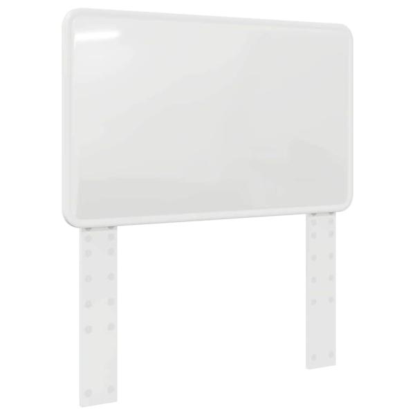 Kopfteil mit Kopfteil Glänzend Weiß 75 cm Holzwerkstoff