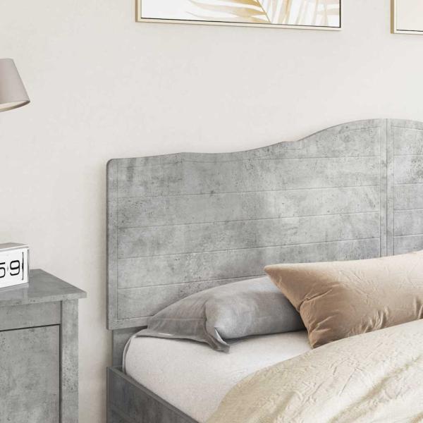 Kopfteil mit Kopfteil Beton Grau 200 cm Holzwerkstoff