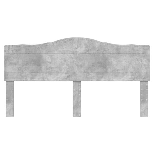 Kopfteil mit Kopfteil Beton Grau 200 cm Holzwerkstoff