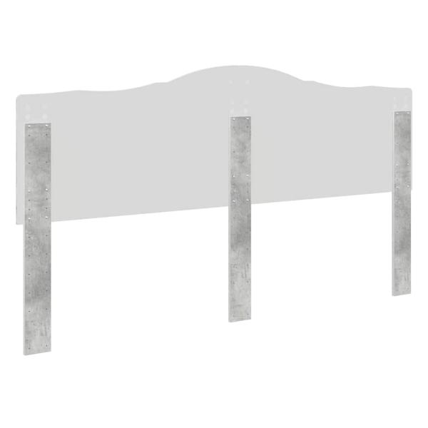 Kopfteil mit Kopfteil Beton Grau 200 cm Holzwerkstoff