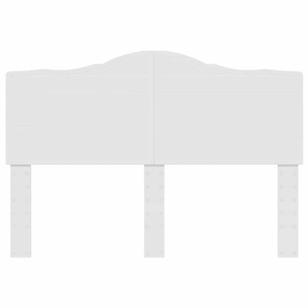Kopfteil mit Kopfteil Weiß 160 cm Holzwerkstoff