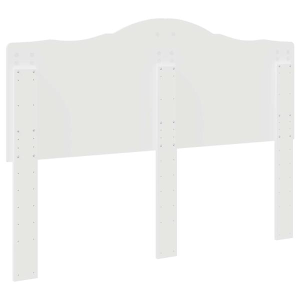 Kopfteil mit Kopfteil Weiß 140 cm Holzwerkstoff