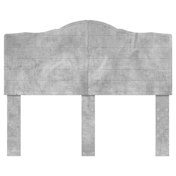 Kopfteil mit Kopfteil Beton Grau 120 cm Holzwerkstoff