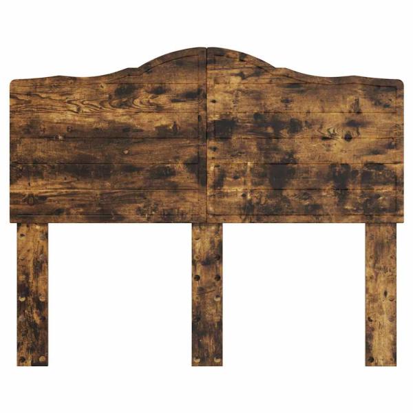 Kopfteil mit Kopfteil Geräucherte Eiche 120 cm Holzwerkstoff