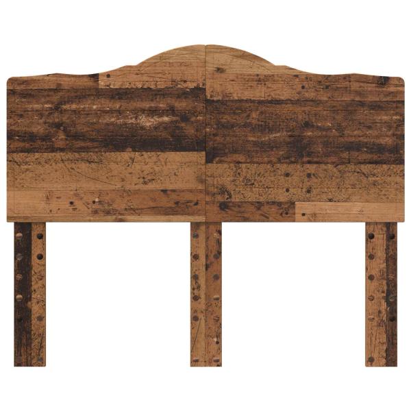 Kopfteil mit Kopfteil Altholz 120 cm Holzwerkstoff