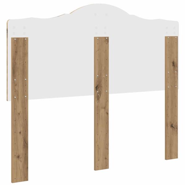 Kopfteil mit Kopfteil Artisan-Eiche 120 cm Holzwerkstoff