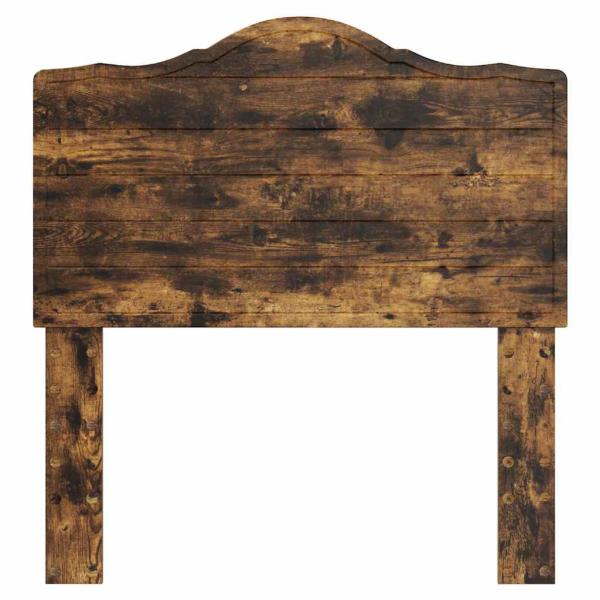 Kopfteil mit Kopfteil Geräucherte Eiche 100 cm Holzwerkstoff