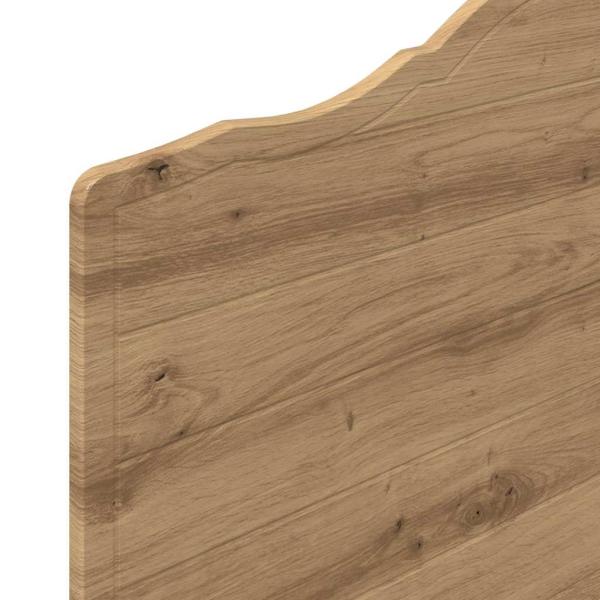 Kopfteil mit Kopfteil Artisan-Eiche 80 cm Holzwerkstoff