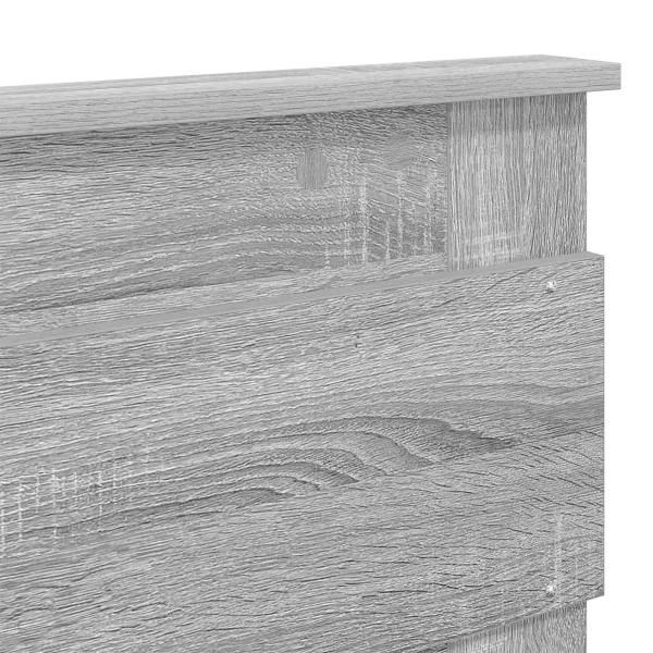 Kopfteil Graues Sonoma Holzwerkstoff