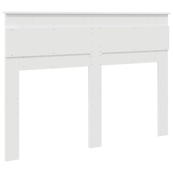 Kopfteil mit Kopfteil Weiß 160 cm Holzwerkstoff