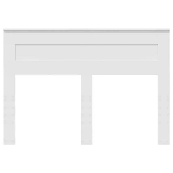 Kopfteil mit Kopfteil Weiß 140 cm Holzwerkstoff