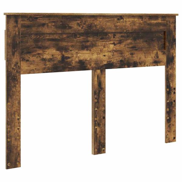 Kopfteil mit Kopfteil Geräucherte Eiche 140 cm Holzwerkstoff