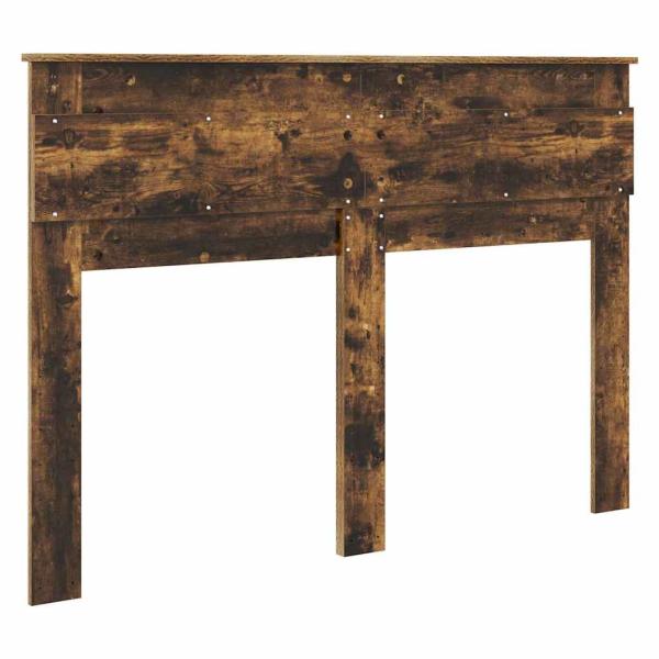 Kopfteil mit Kopfteil Geräucherte Eiche 140 cm Holzwerkstoff