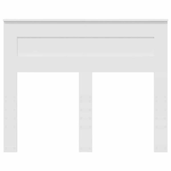 Kopfteil mit Kopfteil Weiß 135 cm Holzwerkstoff