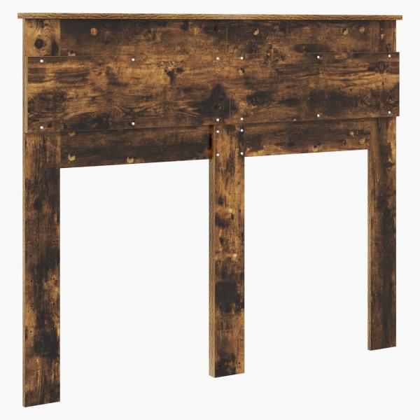 Kopfteil mit Kopfteil Geräucherte Eiche 120 cm Holzwerkstoff