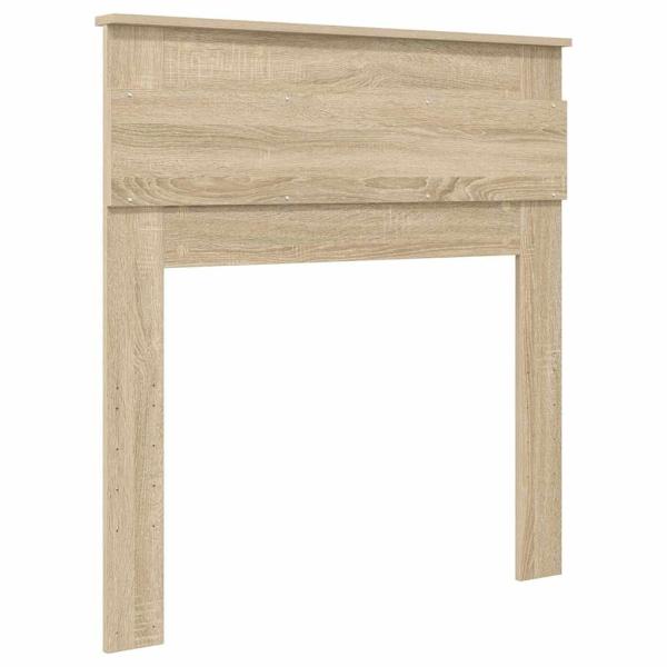 Kopfteil mit Kopfteil Sonoma-Eiche 75 cm Holzwerkstoff