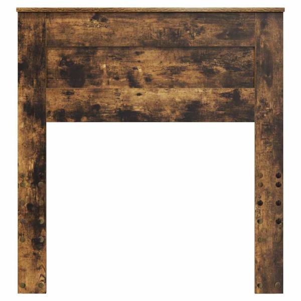 Kopfteil mit Kopfteil Geräucherte Eiche 75 cm Holzwerkstoff